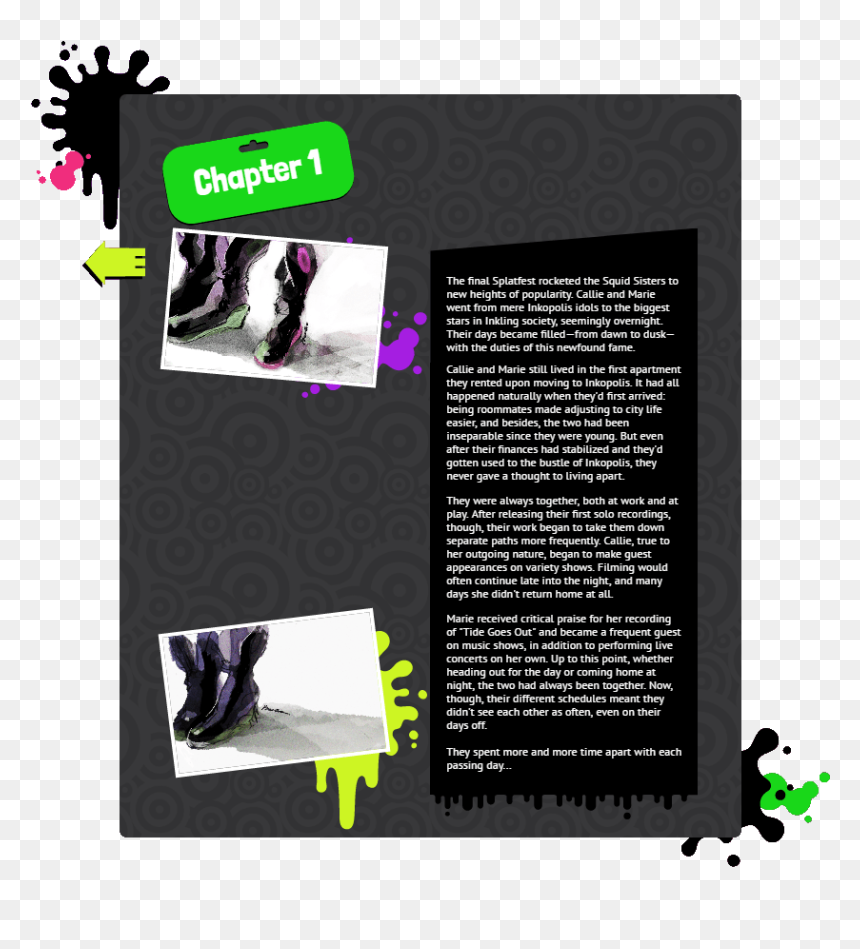 Squid Sisters Chap 1 1 - Flyer, HD Png Download - splatoon squid png
