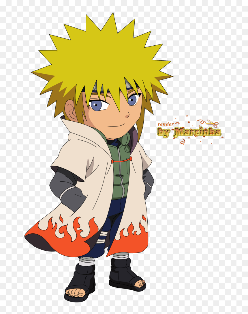 Chibi 4th Hokage, HD Png Download - minato png