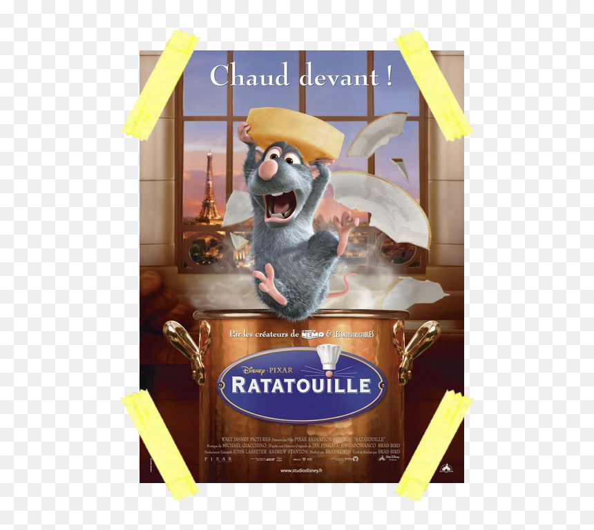 Végé, Healthy, Féministe - Ratatouille Poster, HD Png Download - movie poster png