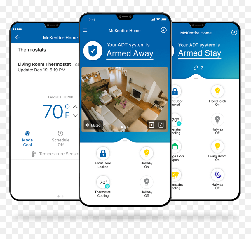 Adt Smart Phone App, HD Png Download - adt logo png
