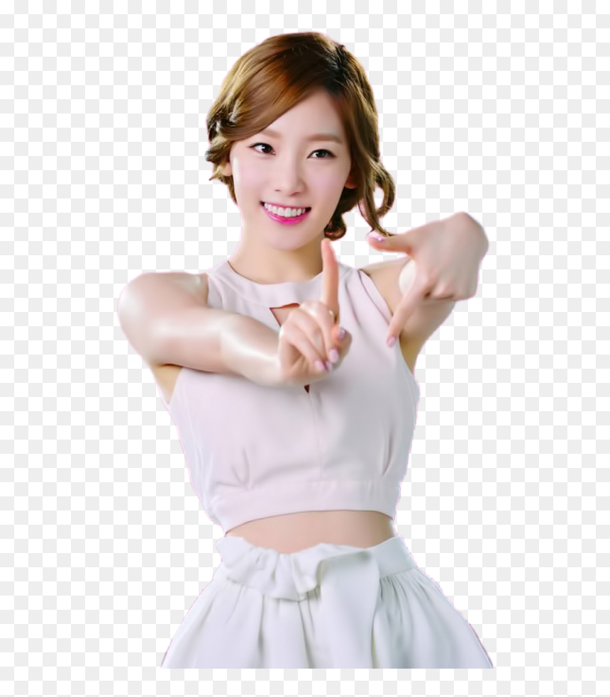 Korean Girl Png - Korean Girl Transparent Png, Png Download - taeyeon png