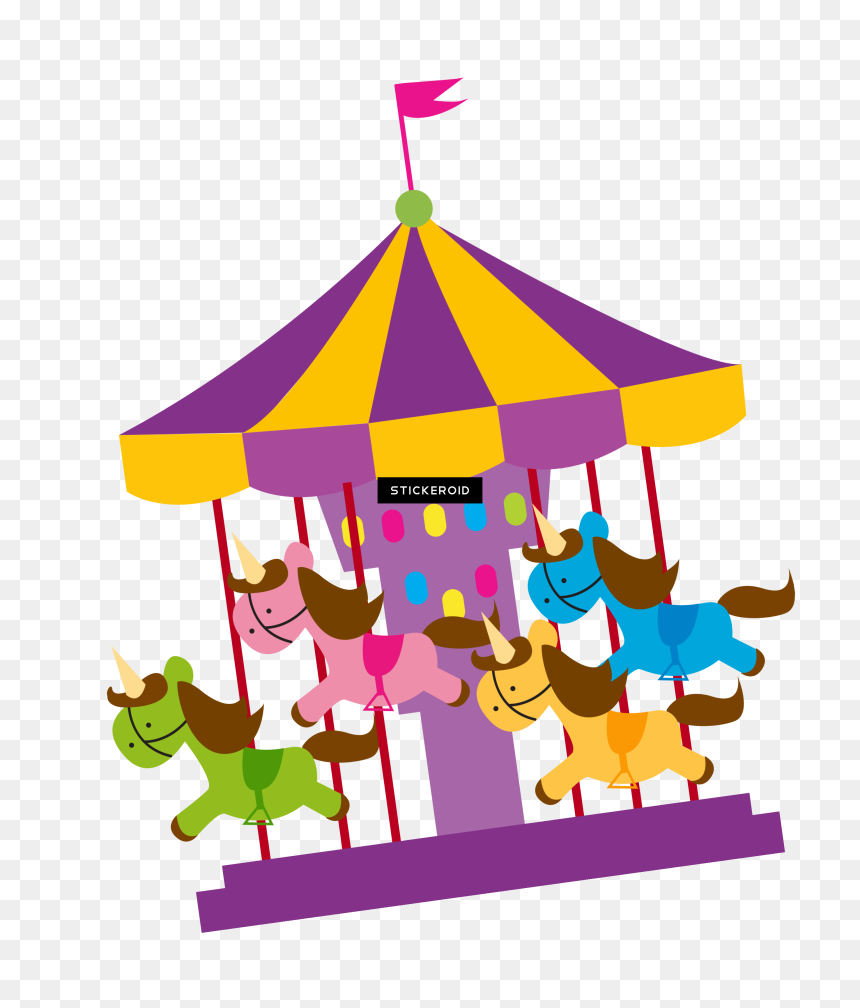 Carousel Sport , Png Download - Clipart Amusement Park Png, Transparent Png - carousel png