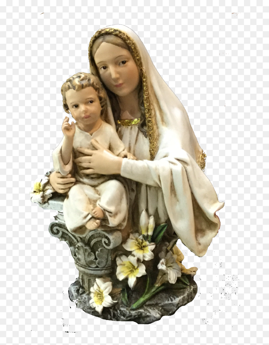 Madonna And Child , Png Download - Figurine, Transparent Png - madonna png