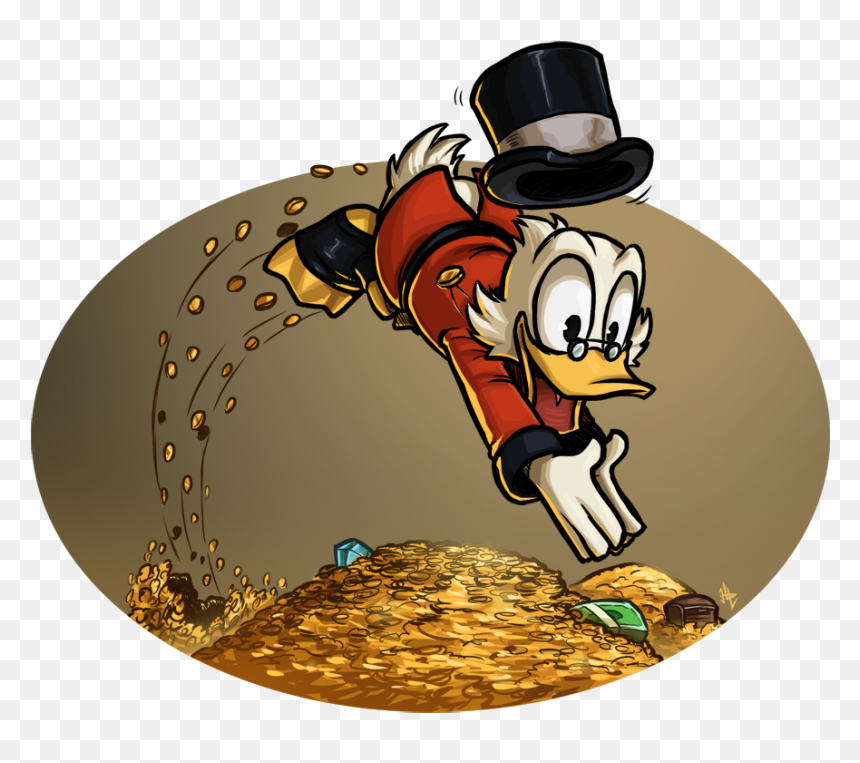 Scrooge Mcduck Quickie - Illustration, HD Png Download - scrooge mcduck png