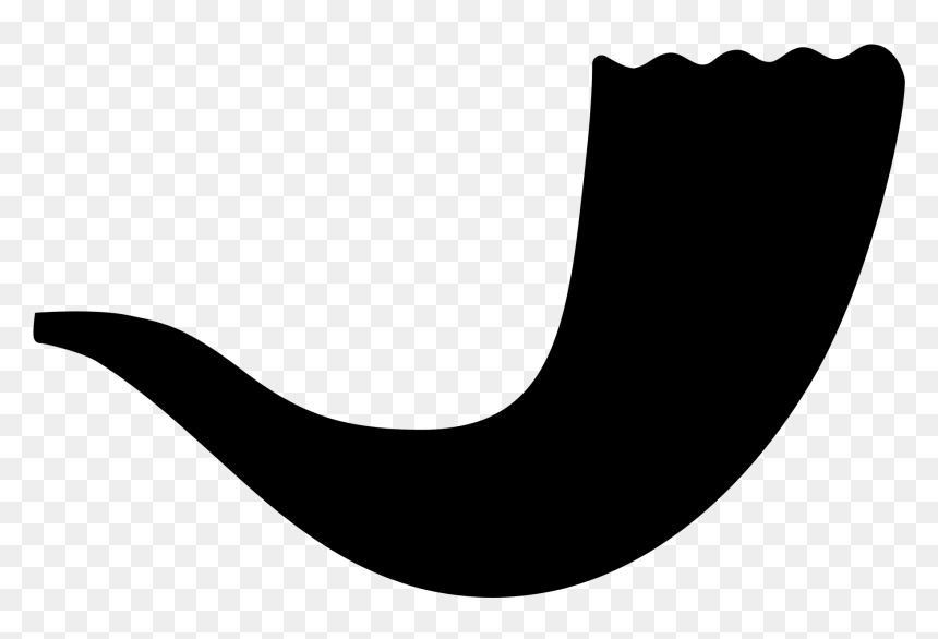Shofar Icon Black And White , Png Download - Shofar Icon Png, Transparent Png - shofar png