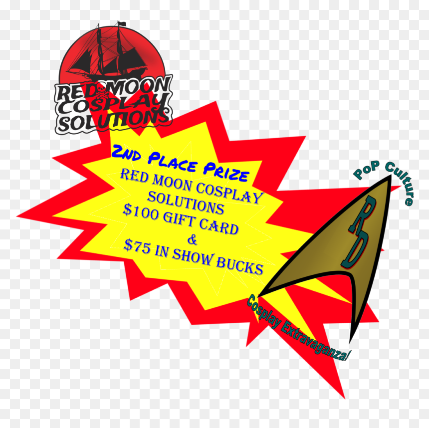 2nd Place Prize Red Moon Cosplay Solutions, HD Png Download - red moon png
