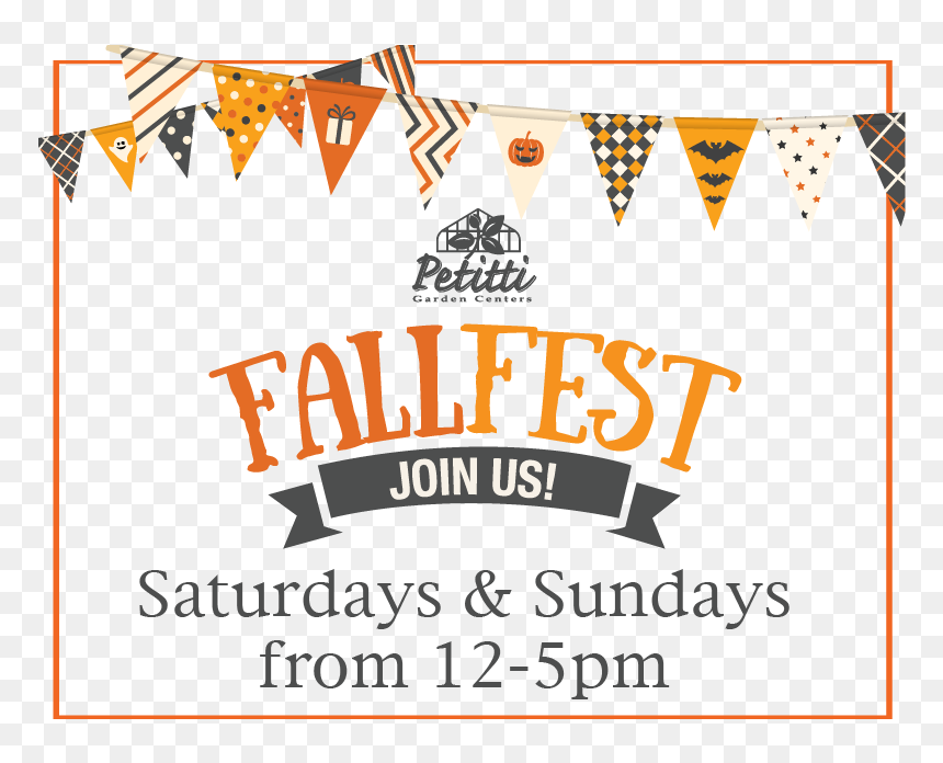 Fall Festival Event Schedule - Petitti Garden Center, HD Png Download - fall festival png