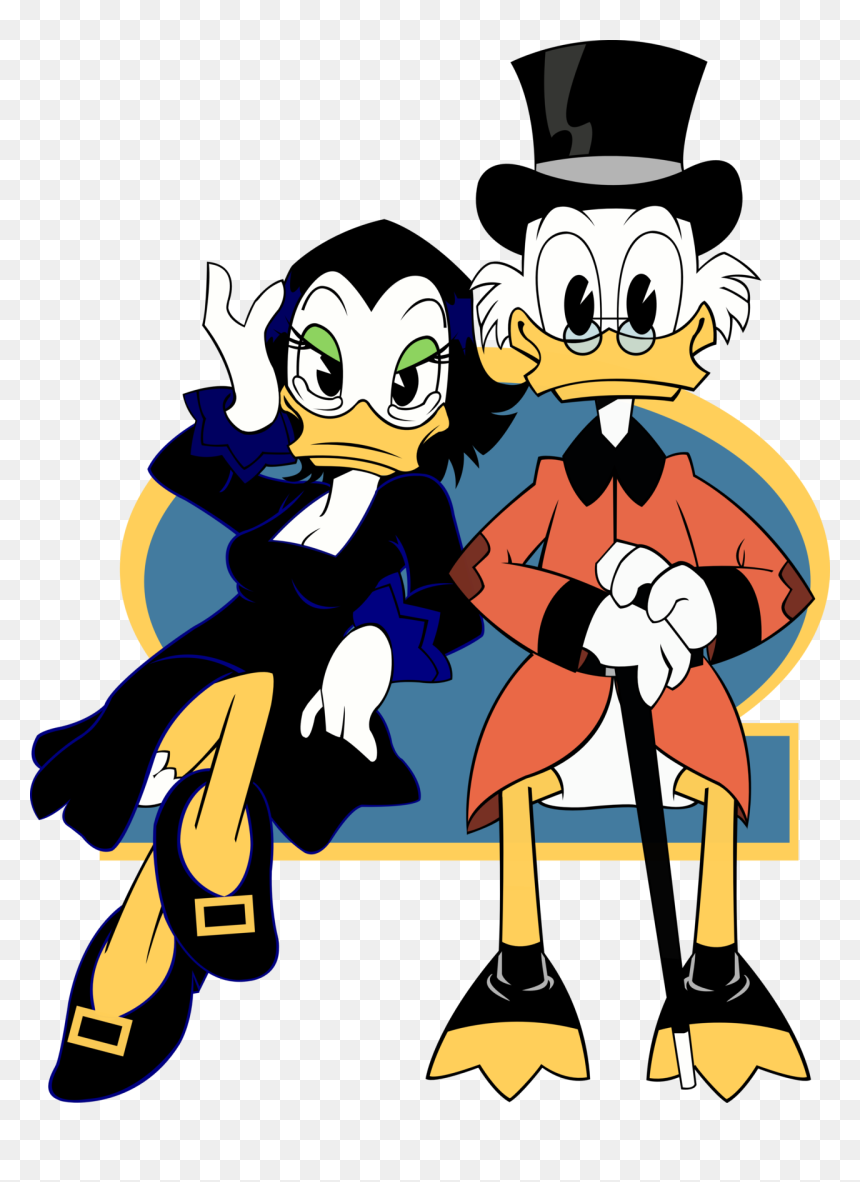 Transparent Scrooge Mcduck Clipart - Magica De Spell Ducktales 2017, HD Png Download - scrooge mcduck png