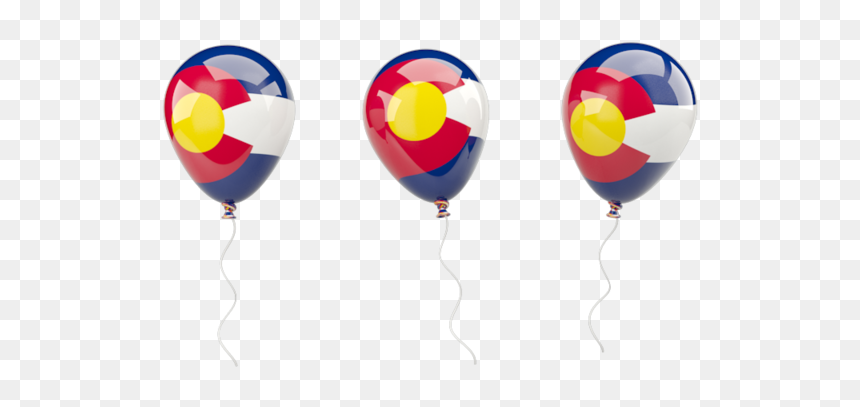 Download Flag Icon Of Colorado - Jordan Balloon, HD Png Download - colorado flag png