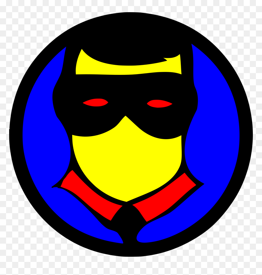 Superhero , Png Download - Black Circle, Transparent Png - superhero logo png