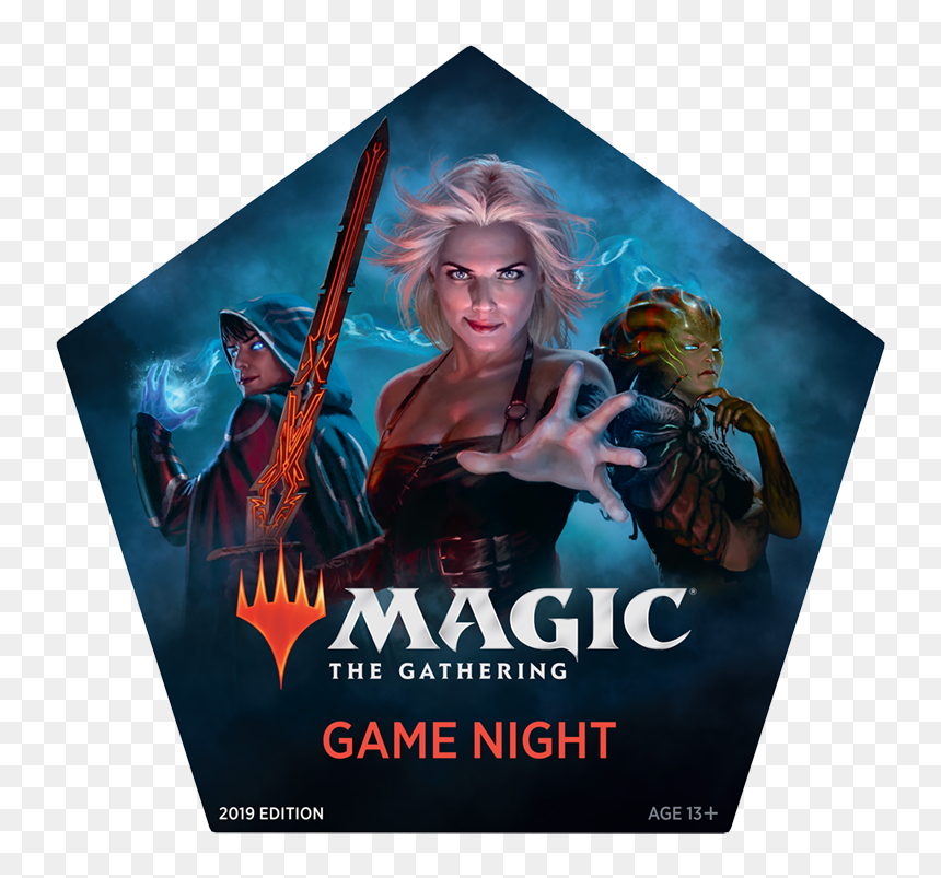 Magic Game Night - Magic The Gathering Game Night 2019 Edition, HD Png Download - game night png