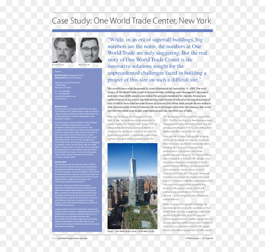 Brochure, HD Png Download - world trade center png