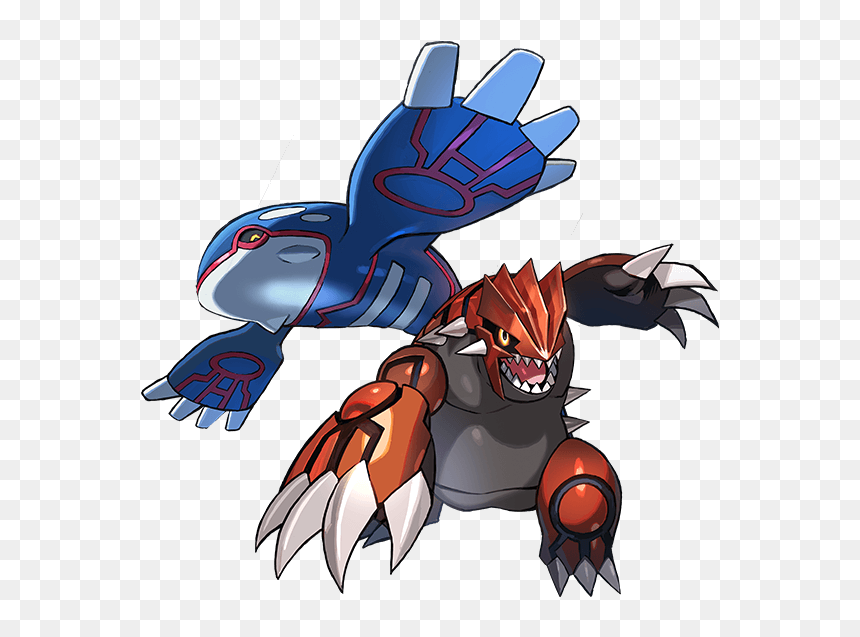 Groudon Pokemon, HD Png Download - kyogre png