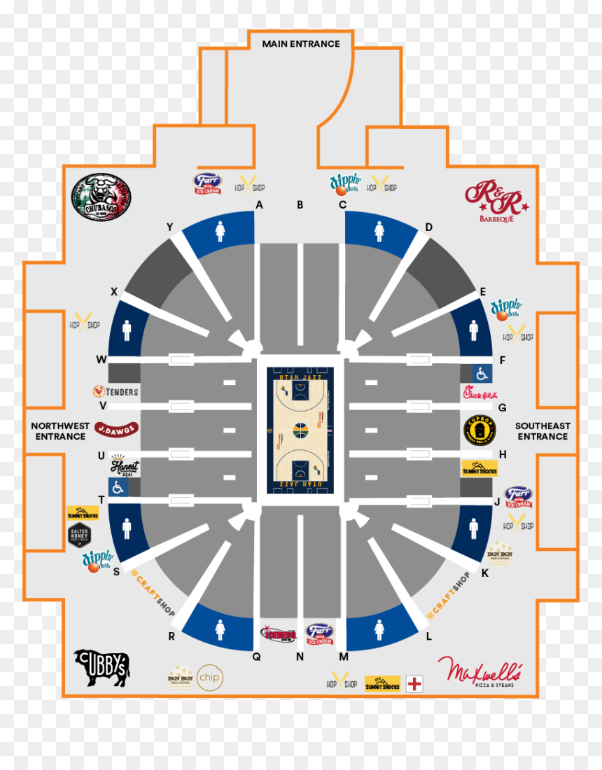 Vivint Smart Home Arena Food , Png Download - Vivint Smart Home Arena Concessions, Transparent Png - vivint logo png