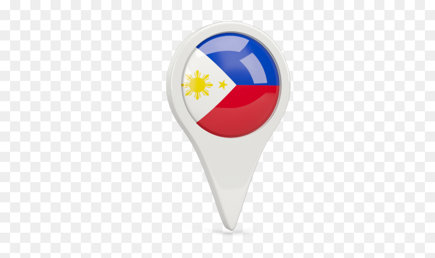 Round Pin Icon - Flag Pin Philippines, HD Png Download - philippine flag png