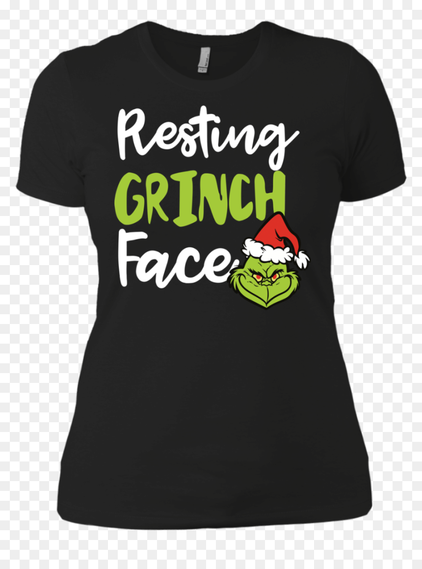 Resting Grinch Face Tshirt, Sweater, Tank - Watermelon, HD Png Download - grinch face png