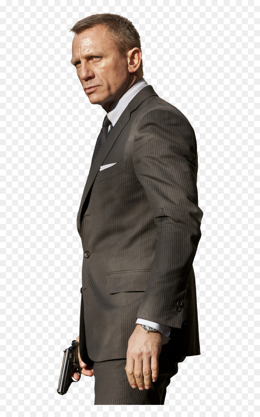 Download James Bond Png Free Download - Daniel Craig James Bond, Transparent Png - james bond png