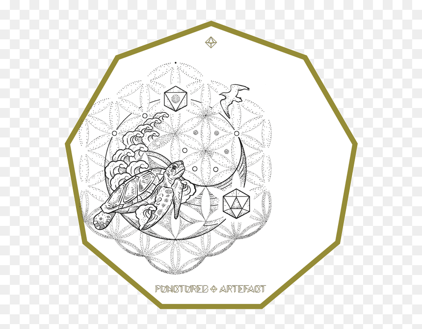 Sacred Geometry, HD Png Download - yin yang symbol png