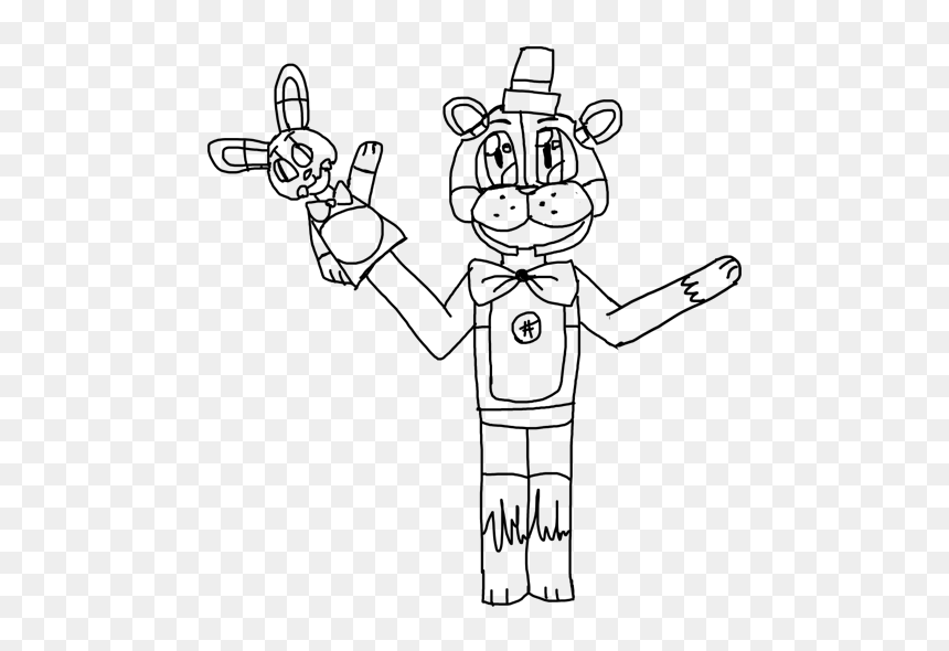Cartoon, HD Png Download - funtime freddy png