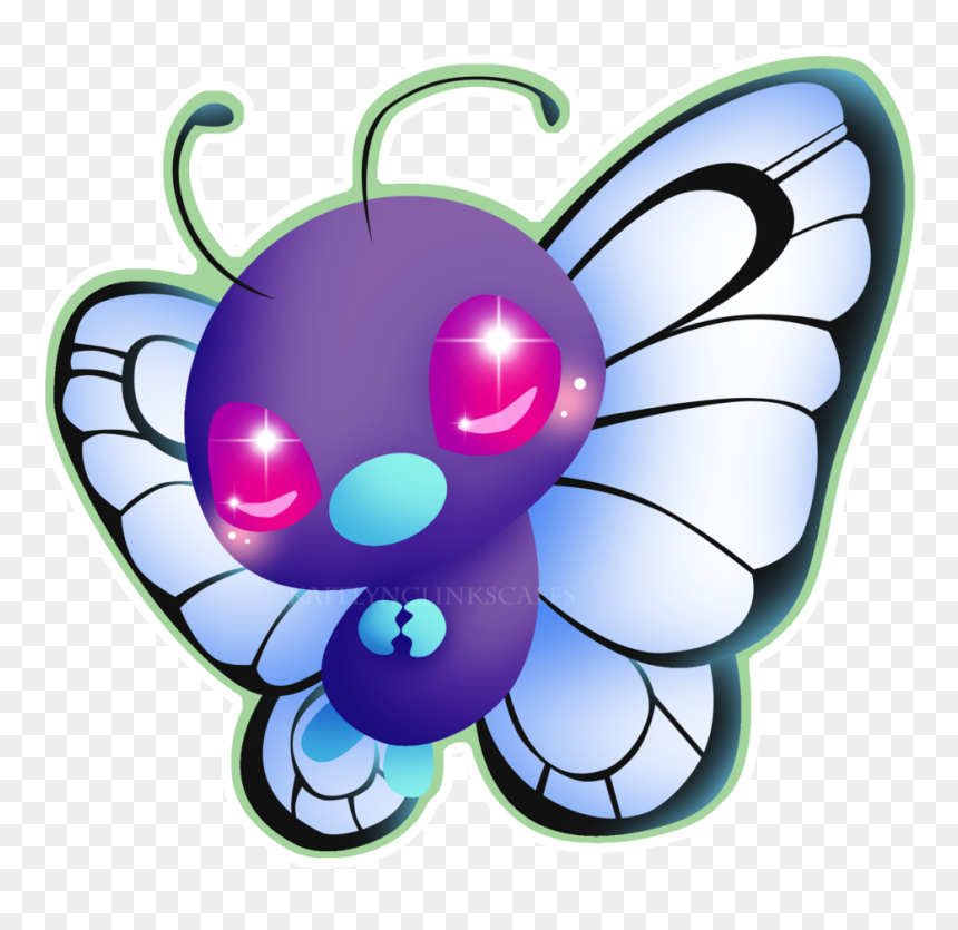 012 Butterfree , Png Download - Butterfree, Transparent Png - butterfree png