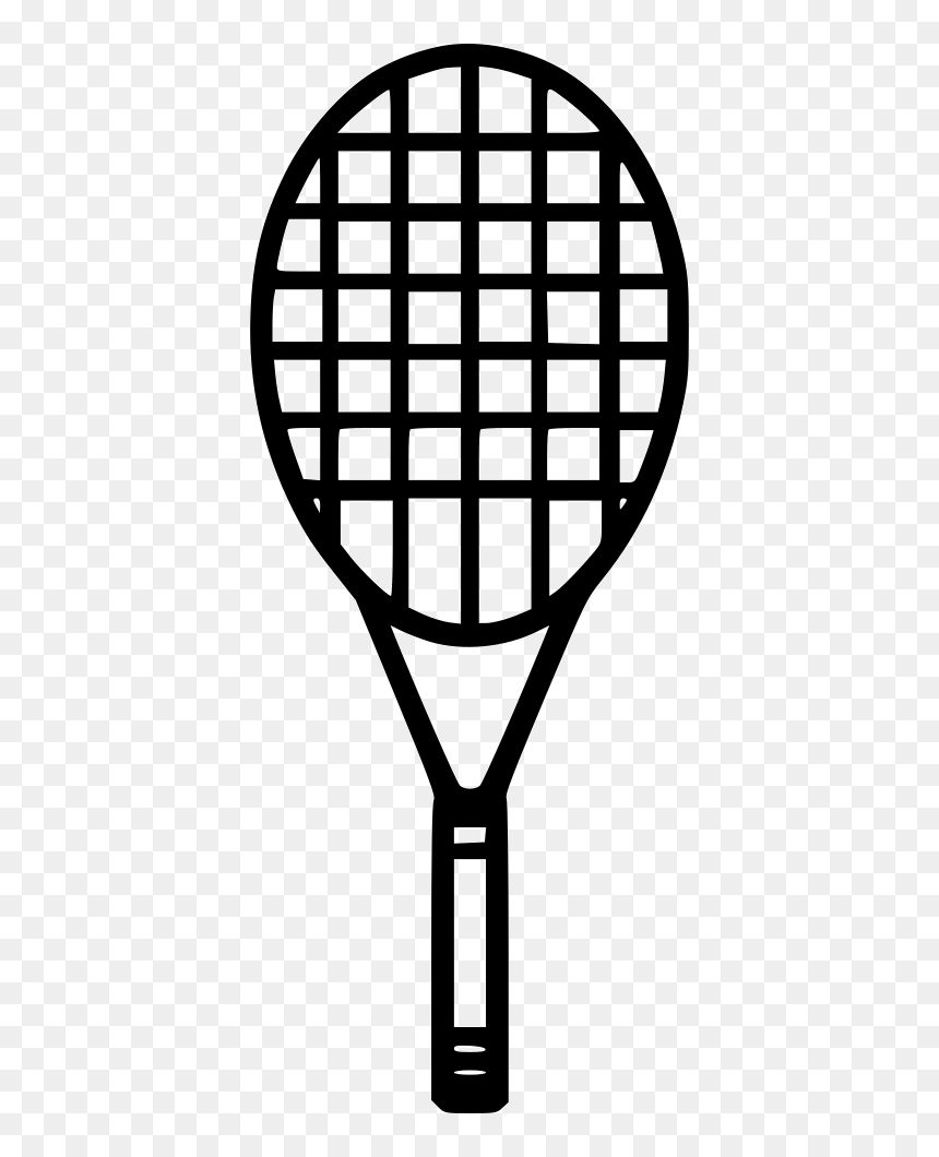 Tennis Racquet - Line Art, HD Png Download - tennis racquet png