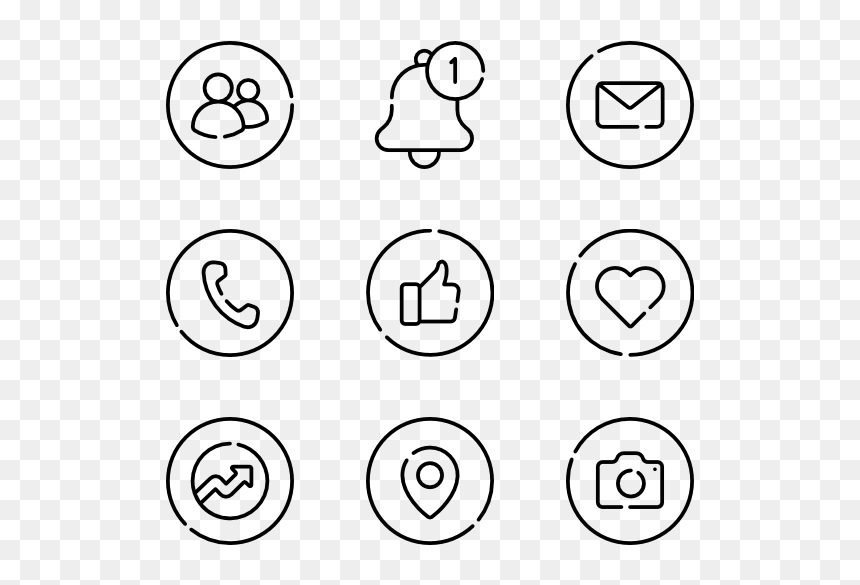 Media Player Icons Png, Transparent Png - notification bell png