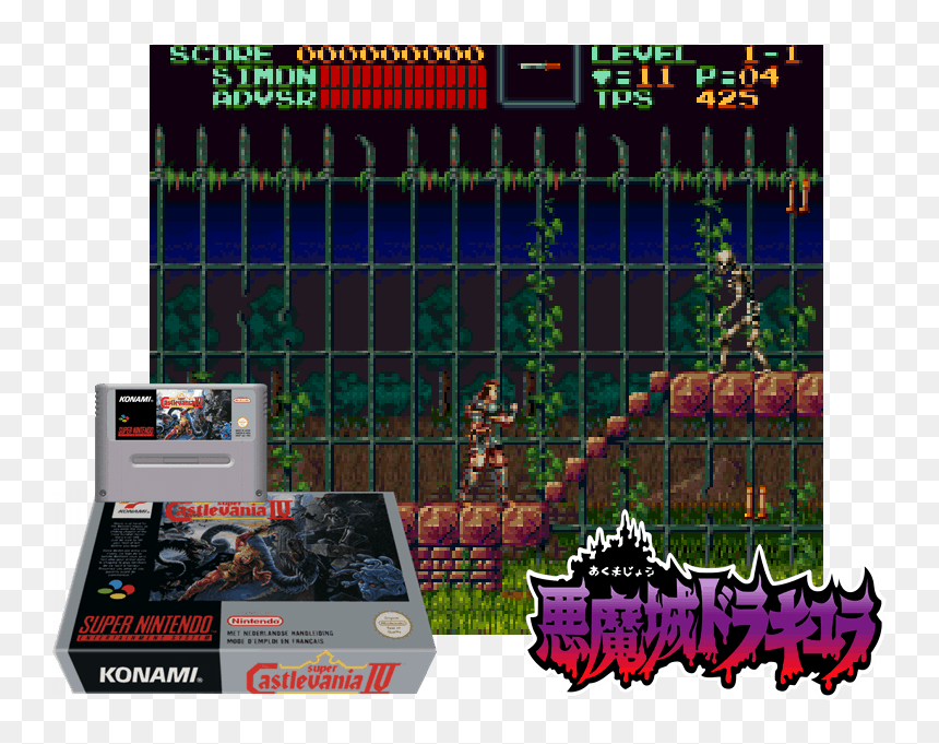 Super Castlevania Iv [ ], 4 Images Mix - Super Castlevania Iv, HD Png Download - super nintendo png