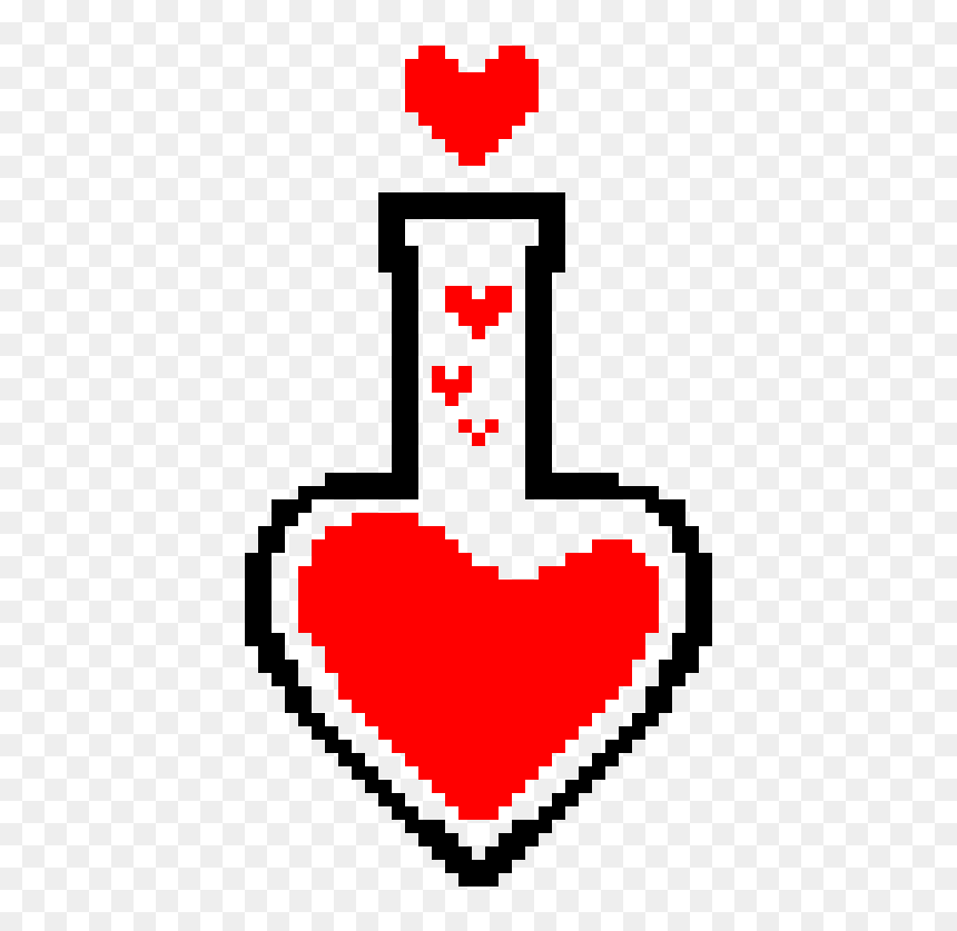 Feitiço Do Amor - Blockheads Pixel Art, HD Png Download - minecraft sign png