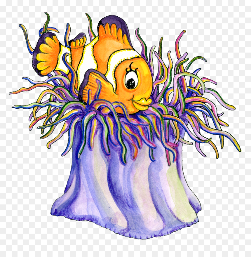 Cartoon Clown Fish, HD Png Download - clownfish png