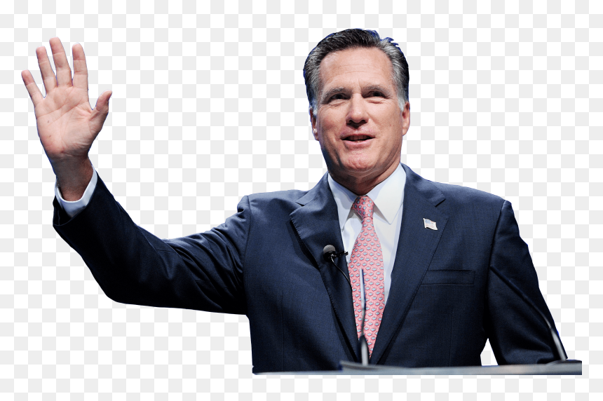 Person Waving Png - Mitt Romney White Background, Transparent Png - waving png