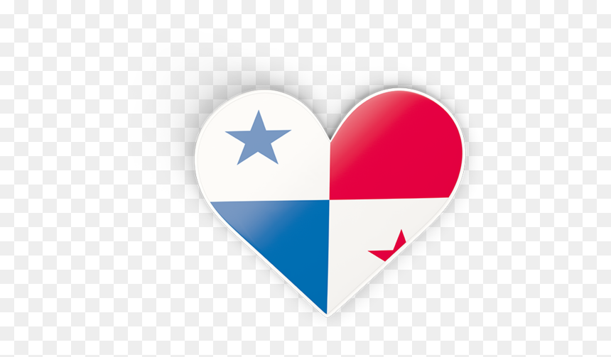 Download Flag Icon Of Panama At Png Format - Panama Flag Heart Png, Transparent Png - panama flag png