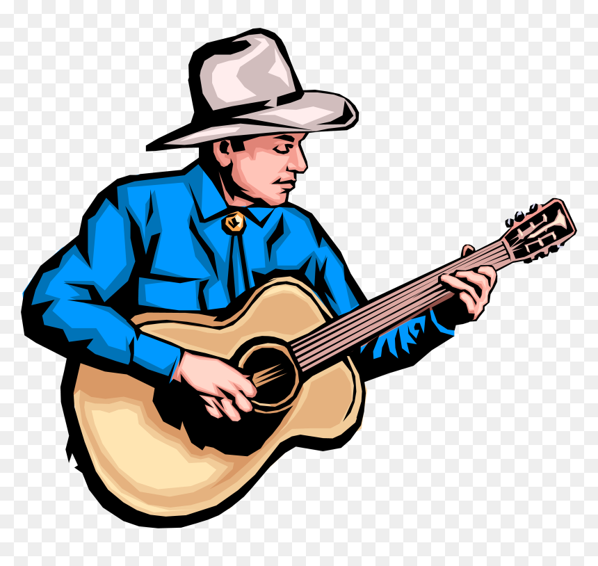 New Images Download Guitar Clipart Transparent Background - Country Music Clipart, HD Png Download - guitarist png