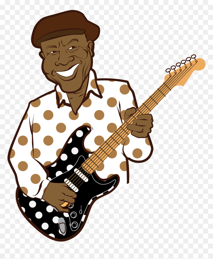 Illustration By Sean Thorenson/vg Archive - Clip Art, HD Png Download - guitarist png