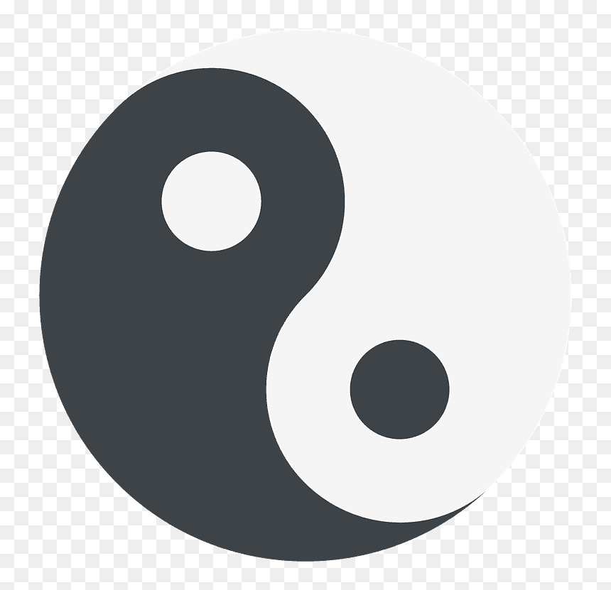 Yin Yang Emoji Clipart - Gwanghwamun Gate, HD Png Download - yin yang symbol png