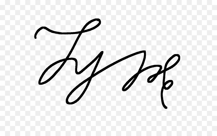 Taeyeon Hwang English Autograph - Calligraphy, HD Png Download - taeyeon png