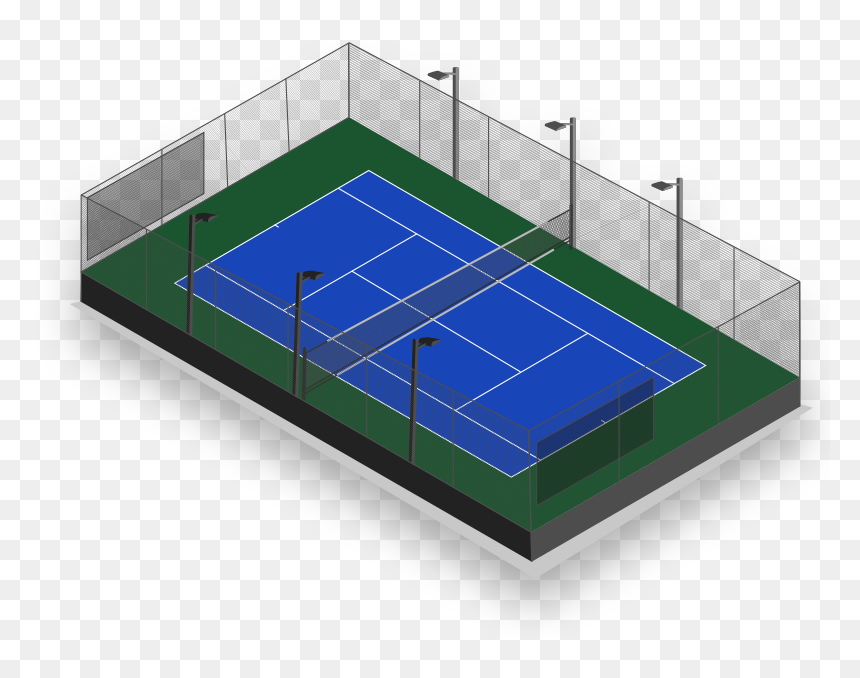 Racquet-court2 - Ping Pong, HD Png Download - tennis racquet png