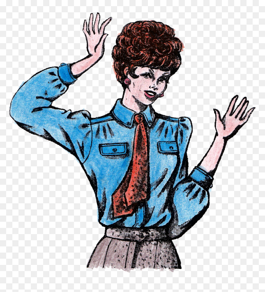 Pop Art Woman Drawing 2, HD Png Download - pop png