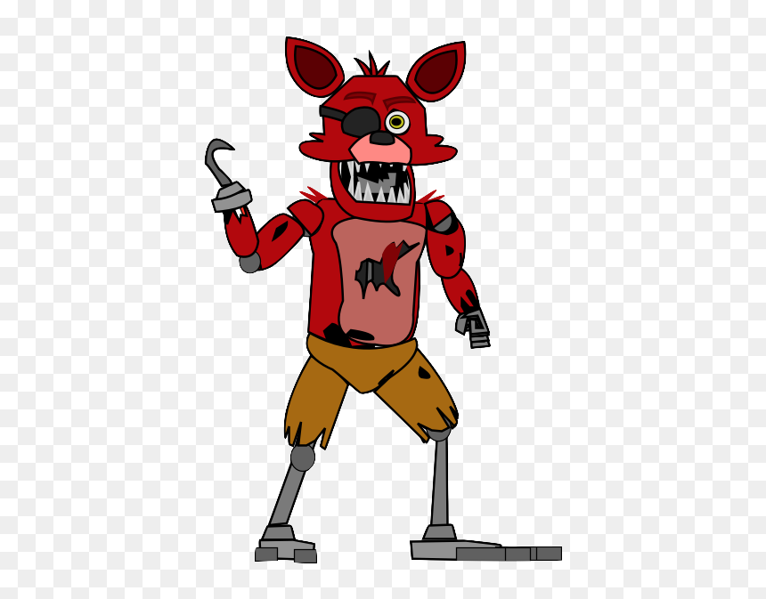 Mascot Vector Pirate - Red Foxy The Pirate, HD Png Download - foxy png