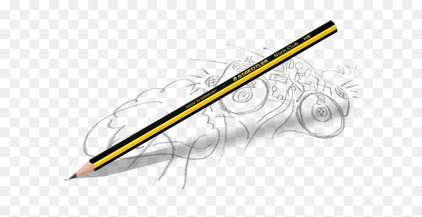 Lapiz Hb Staedtler Png, Transparent Png - pencil emoji png