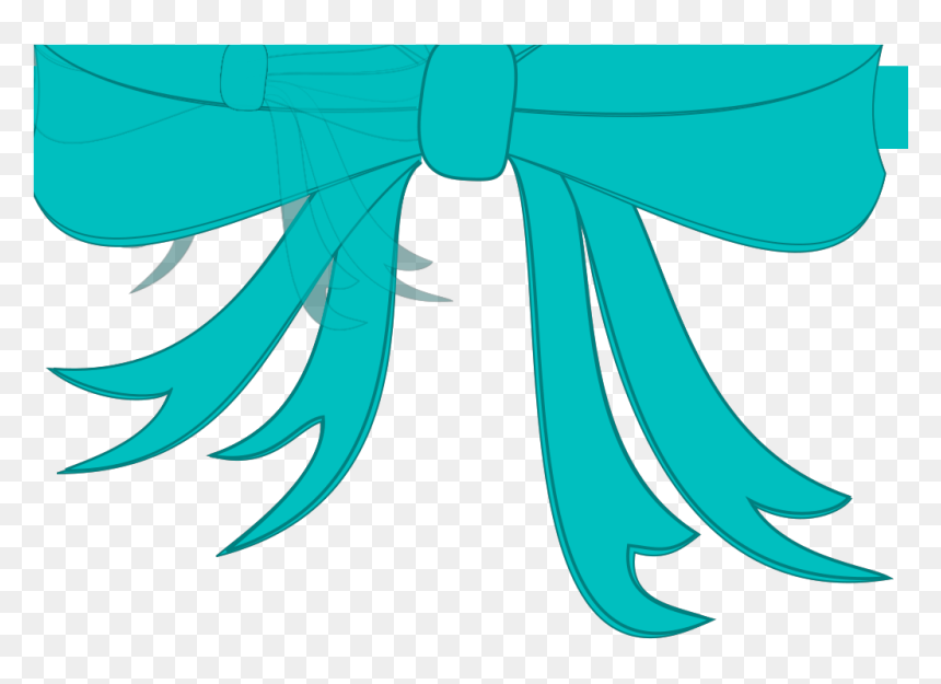 Blue Green Bow Clipart, HD Png Download - green bow png