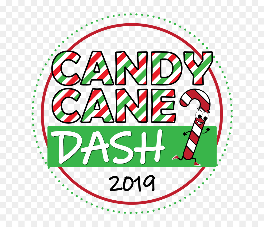 Candy Cane Dash Logo - Illustration, HD Png Download - candycane png