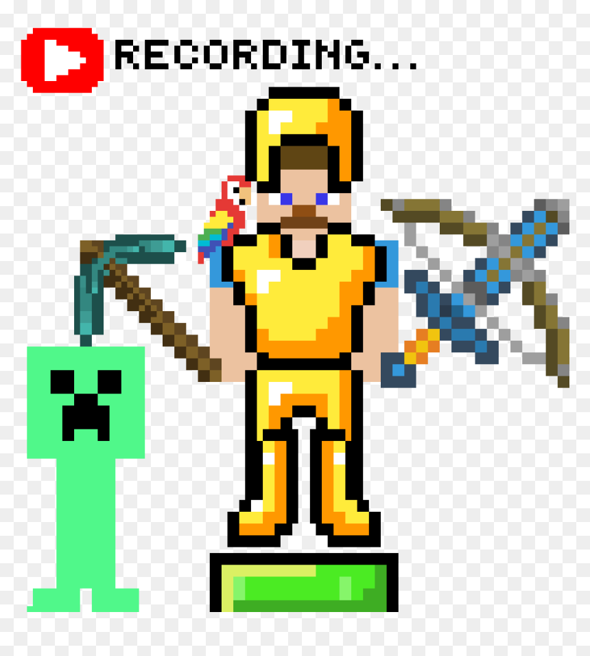 Cartoon, HD Png Download - minecraft gold png