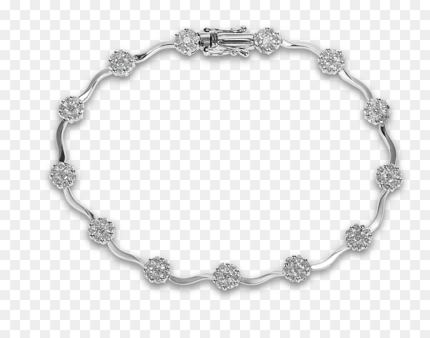 Pulsera De Diamantes Png, Transparent Png - bracelet png