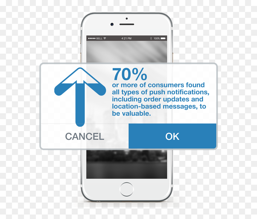 Push Notification Of Order, HD Png Download - notification bell png