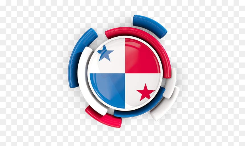 Round Flag With Pattern - Fallout 4 Railroad Logo, HD Png Download - panama flag png