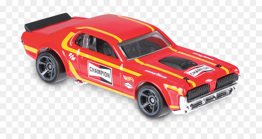 Hot Wheels Mercury Cougar 68, HD Png Download - racecar png