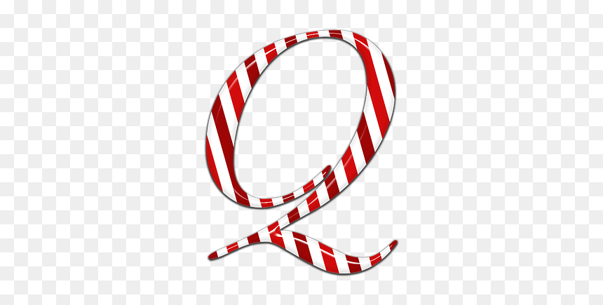 Candy Cane Letter Transparent, HD Png Download - candycane png