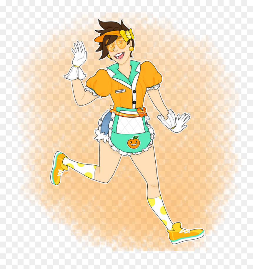 Cartoon, HD Png Download - tracer overwatch png