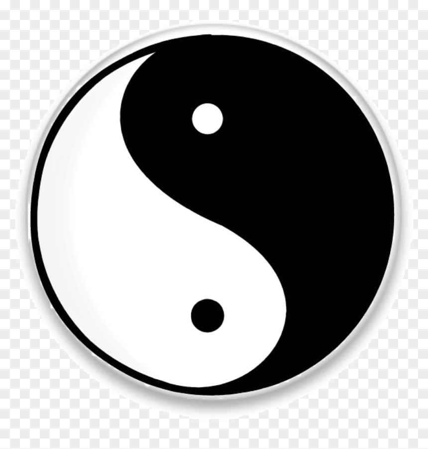 Yingyang Button Image - Yin And Yang, HD Png Download - ying yang png