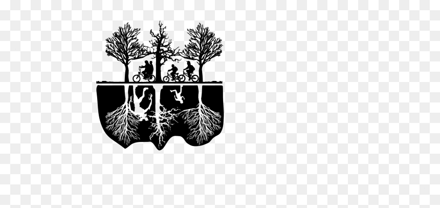 Netflix, Personal Use, Bicycles Trees Upside Down - Dead Tree Clip Art, HD Png Download - dead trees png